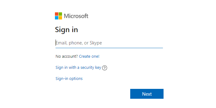 Sign in to Your OneDrive Account