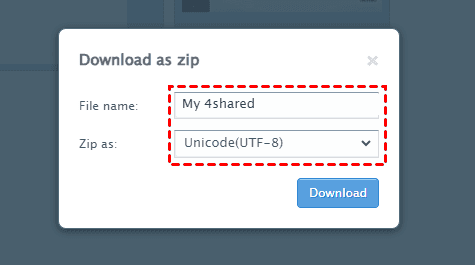 4shared Files Download Settings
