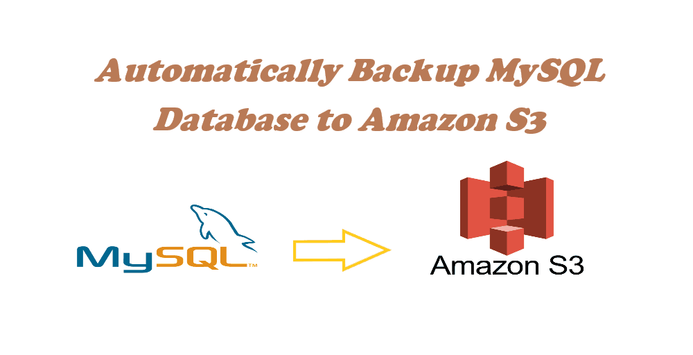 Automatically Backup MySQL Database to Amazon S3