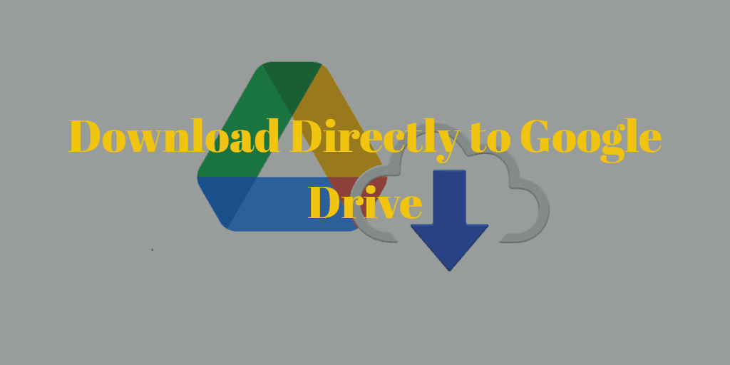 Install a game from Google Drive 