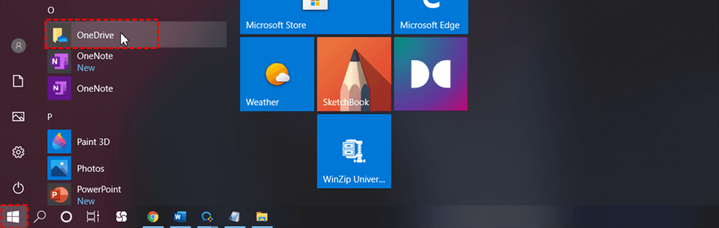 Find OneDrive in Windows Explorer
