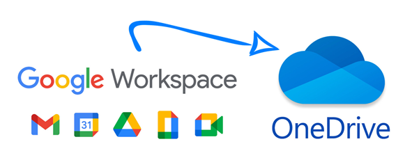 Google Workspace to OneDrive