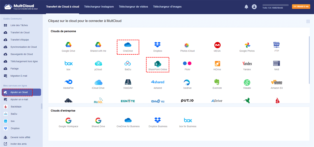 Ajouter SharePoint et OneDrive Ajouter SharePoint et OneDrive