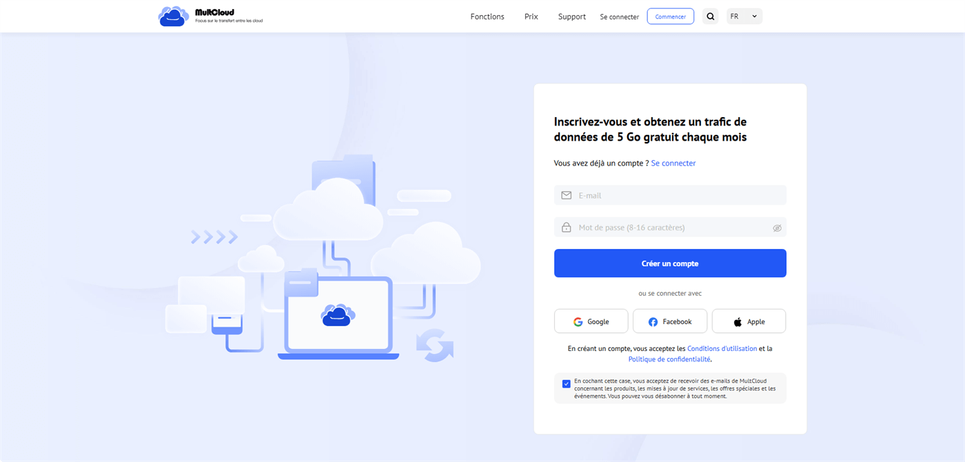 Créer un compte Créer un compte