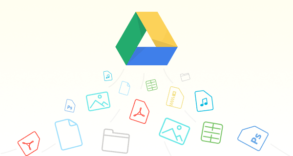 auf Google Drive hochladen