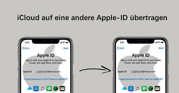 Daten von einer iCloud auf eine andere übertragen