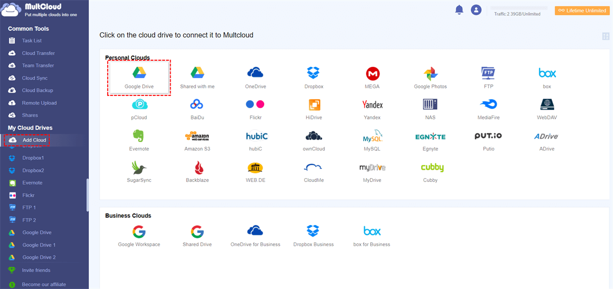 how to manage multiple cloud storage accounts? 2