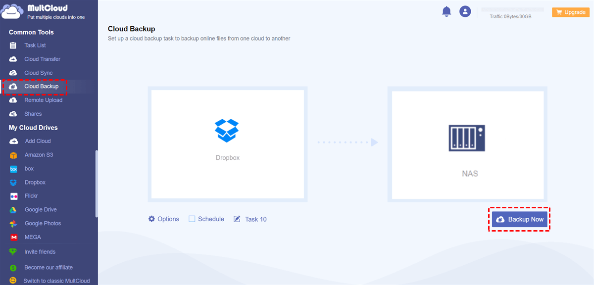 Backup Dropbox to Synology NAS