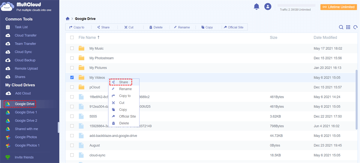 How to add Google Drive as Your Data Source