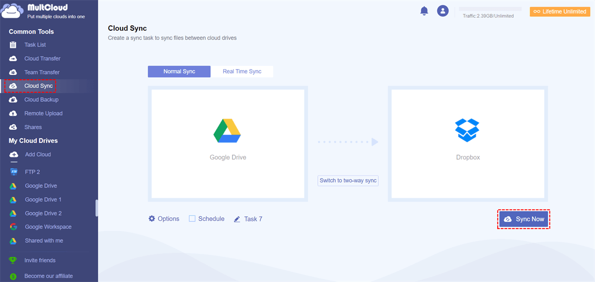 google drive sync