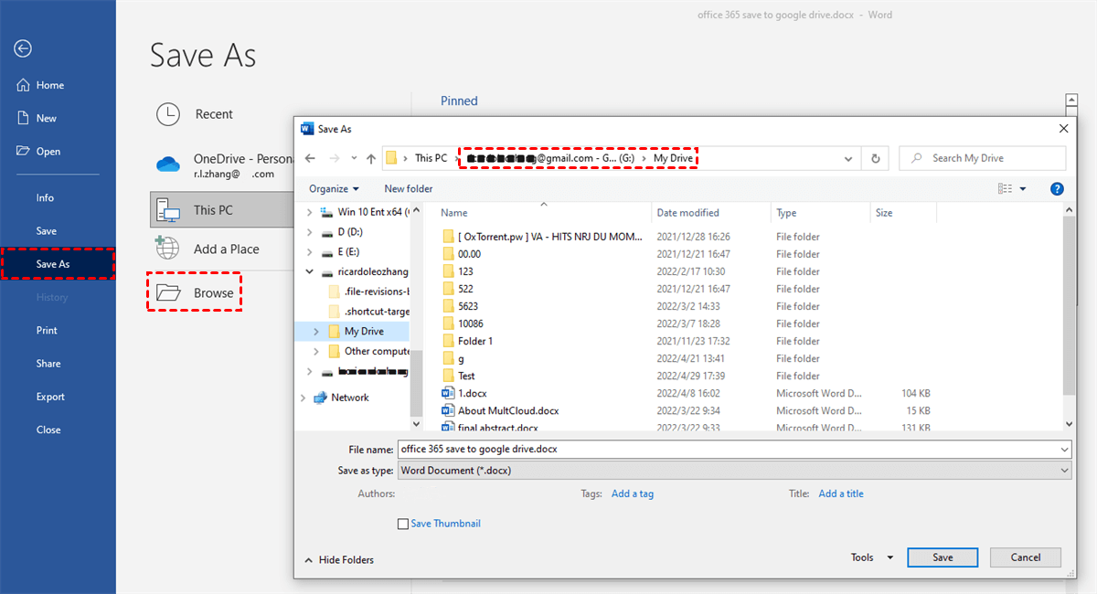 Microsoft Office 365 Save To Google Drive 2 Smart Ways 2023 