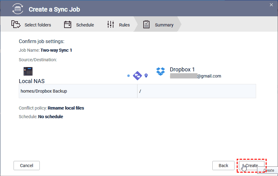 Create Two Way Sync