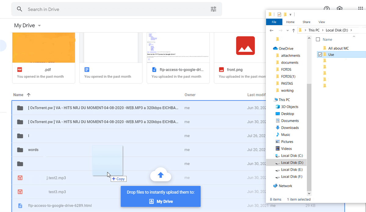 google drive desktop not showing all folders