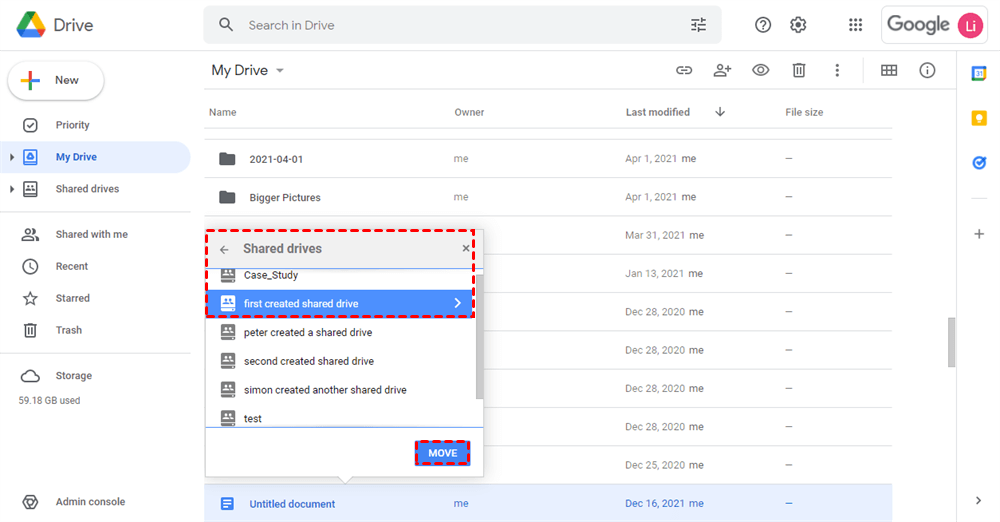 How To Move Google Doc From My Drive To Shared Drive 3 Ways 