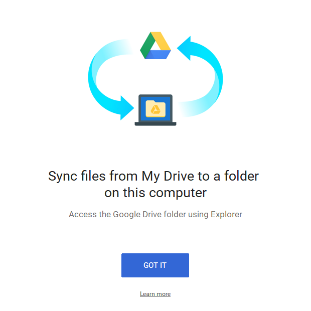 backup and sync from google virus