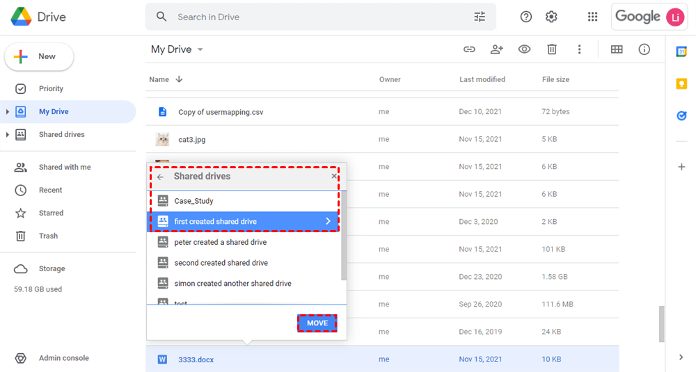 4 Methods Move Files From My Drive To Shared Drive