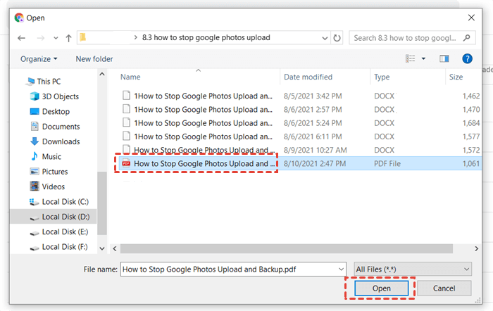 How To Upload A Fillable Pdf To Google Drive