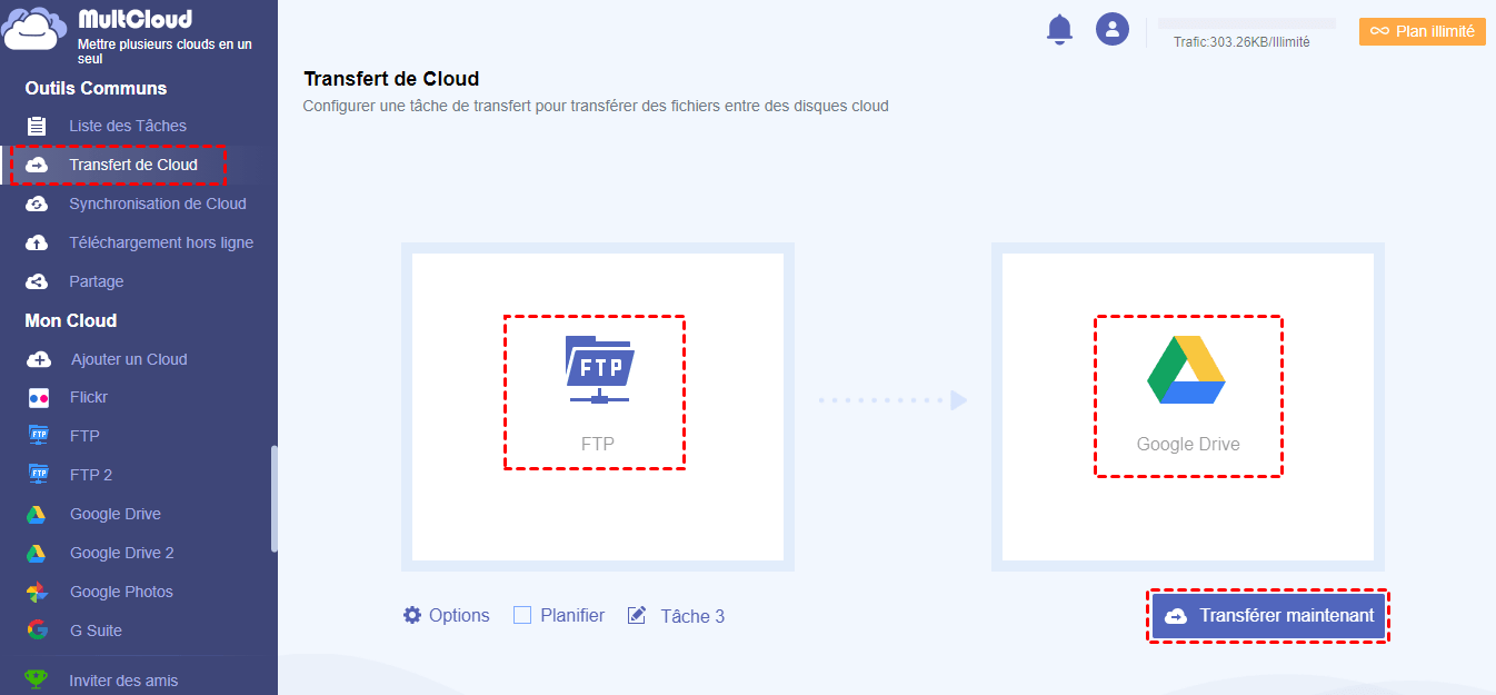 google drive ftp server