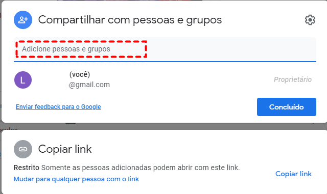 Adicionar E-mail