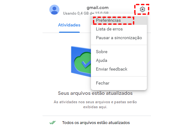 Como sincronizar o Google Drive com pastas do seu computador