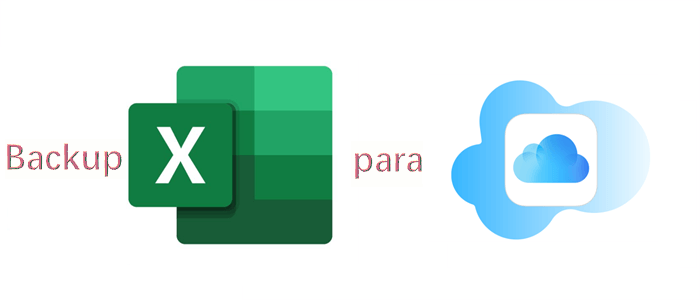 Backup do Planilha de Excel para iCloud