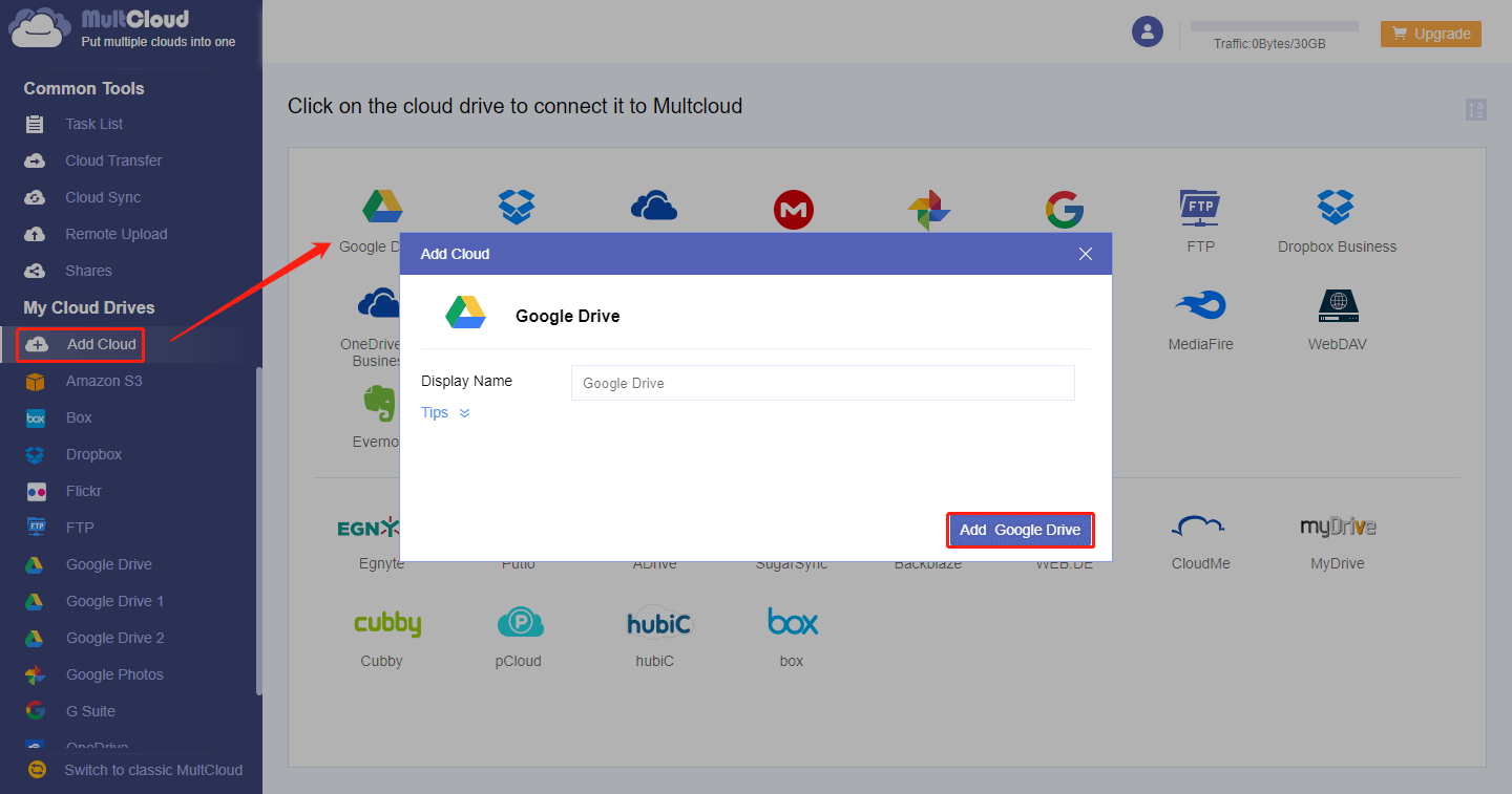 google drive sign in pop up