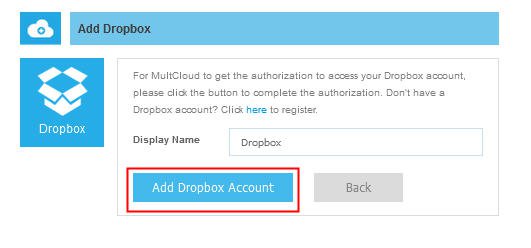 sign in to dropbox with different account